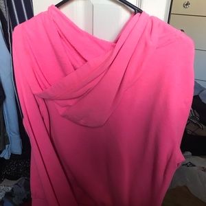 Pink hoodie